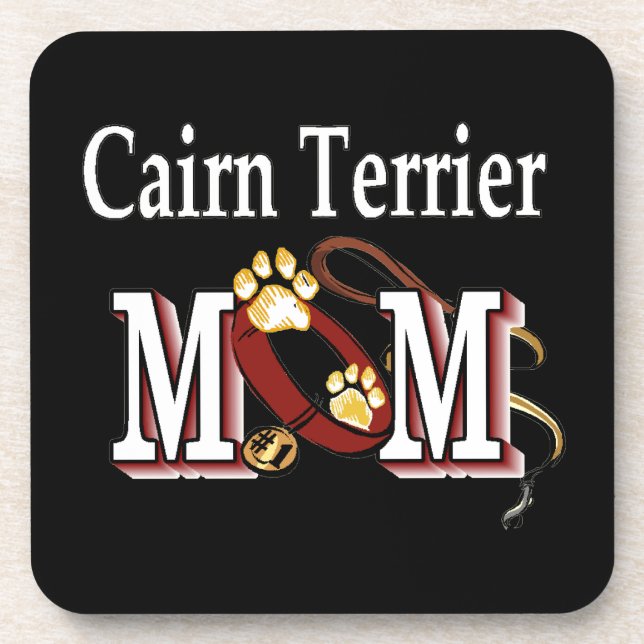 Cairn Terrier Dog MOM Coaster (Front)