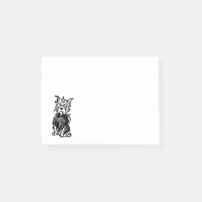 Cairn Terrier Dog Post-it Notes (Front)