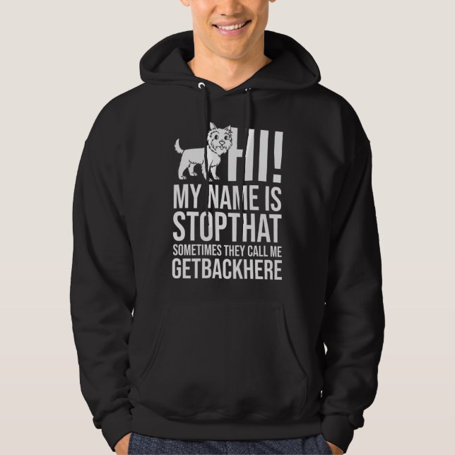 Cairn Terrier Dog  Puppies Owner   2 Hoodie (Front)