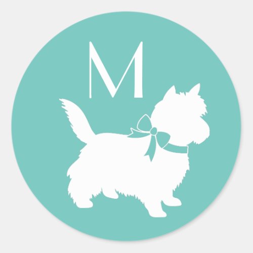 Cairn Terrier Dog Puppy Classic Round Sticker