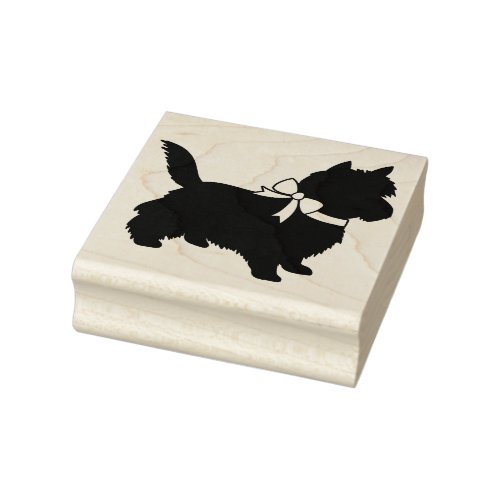 Cairn Terrier Dog Puppy Rubber Stamp