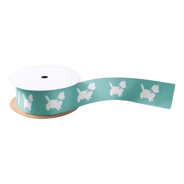 Cairn Terrier Dog Puppy Satin Ribbon (Spool)