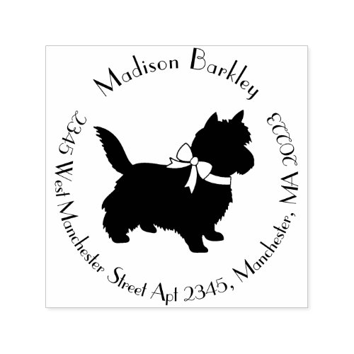 Cairn Terrier Dog Puppy Self_inking Stamp