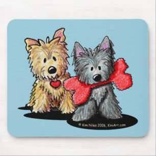 Cairn Terrier Duo Mouse Pad