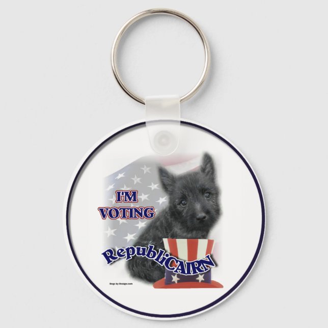 Cairn Terrier Gifts Keychain (Front)