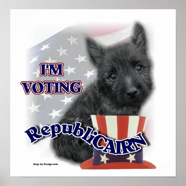 Cairn Terrier Gifts Poster (Front)