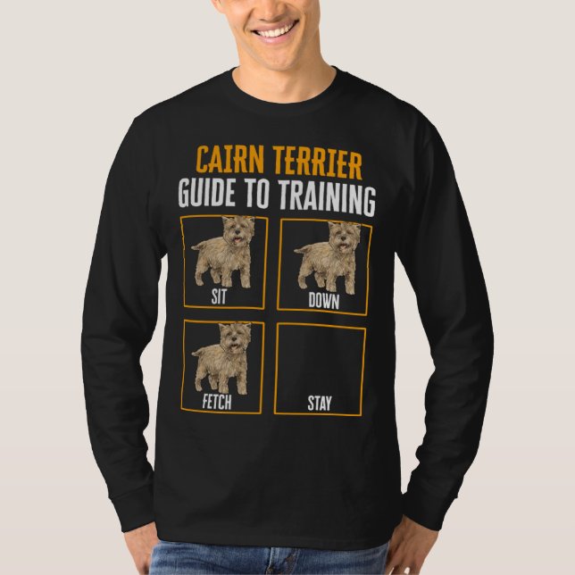 Cairn Terrier Guide To Training T-Shirt (Front)