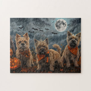 Cairn Terrier Halloween Spooky Jigsaw Puzzle