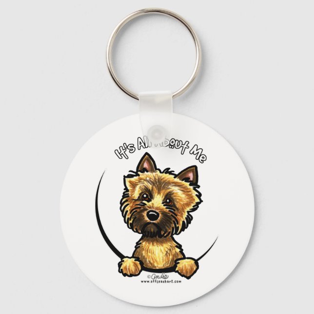 Cairn Terrier Its All About Me Keychain (Front)