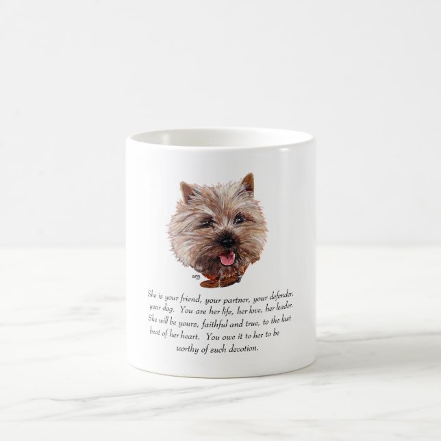 Cairn Terrier Keepsake - FEMALE Coffee Mug (Center)