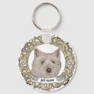 Cairn Terrier Keychain