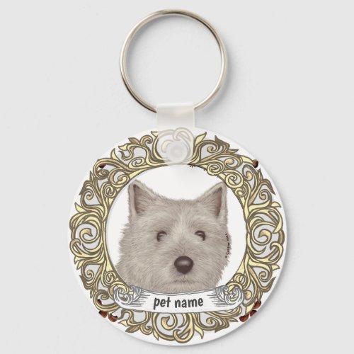 Cairn Terrier  Keychain
