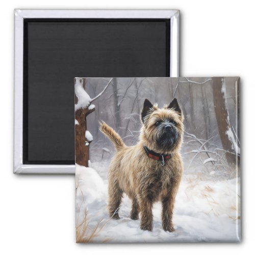Cairn Terrier Let It Snow Christmas  Magnet