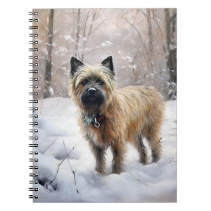 Cairn Terrier Let It Snow Christmas Notebook