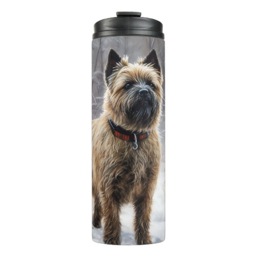 Cairn Terrier Let It Snow Christmas  Thermal Tumbler