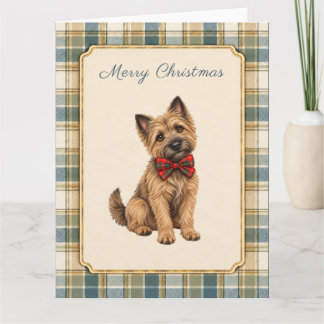 Cairn Terrier Merry Christmas Card