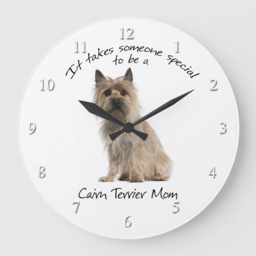 Cairn Terrier Mom Clock