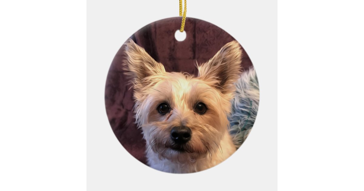 cairn terrier garden ornament