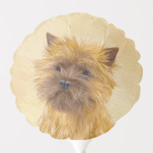 Cairn Terrier Painting - Cute Original Dog Art Balloon