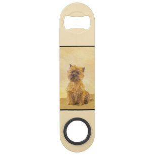 Cairn Terrier Painting - Cute Original Dog Art Bar Key