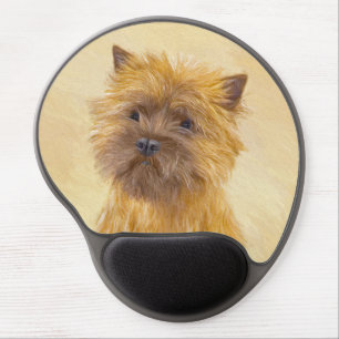 Cairn Terrier Painting - Cute Original Dog Art Gel Mouse Pad