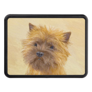 Cairn Terrier Painting - Cute Original Dog Art Hitch Cover