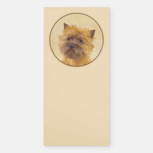 Cairn Terrier Painting _ Cute Original Dog Art Magnetic Notepad