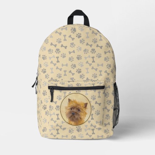 Cairn Terrier Painting _ Cute Original Dog Art Printed Backpack