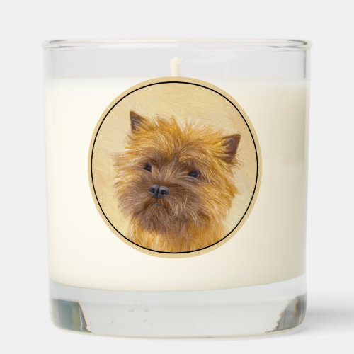 Cairn Terrier Painting _ Cute Original Dog Art Scented Candle