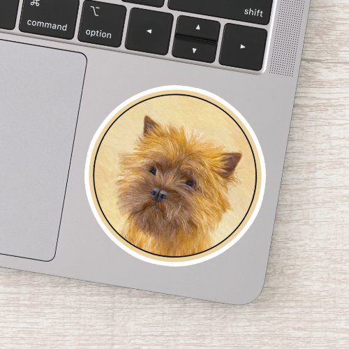 Cairn Terrier Painting _ Cute Original Dog Art Sticker