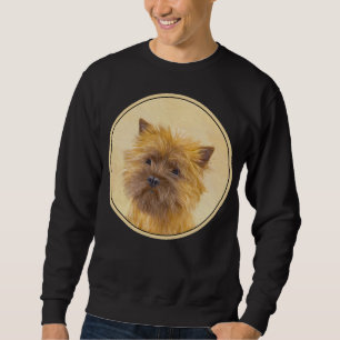 Cairn Terrier Painting - Cute Original Dog Art Sweatshirt