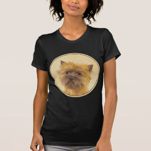 Cairn Terrier Painting - Cute Original Dog Art T-Shirt