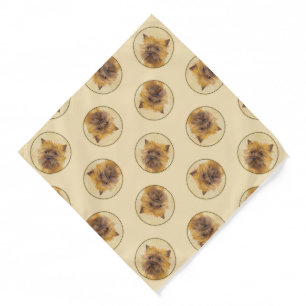 Cairn Terrier Painting Cute Original Pet Dog Art Bandana
