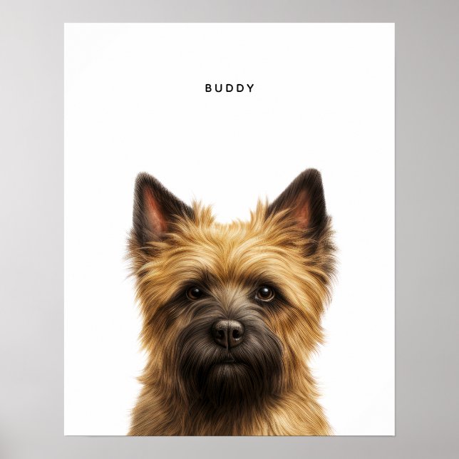 Cairn Terrier Personalized Print (Front)