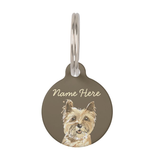 Cairn Terrier Pet ID Tag