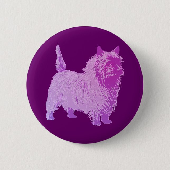 Cairn Terrier Pinback Button (Front)