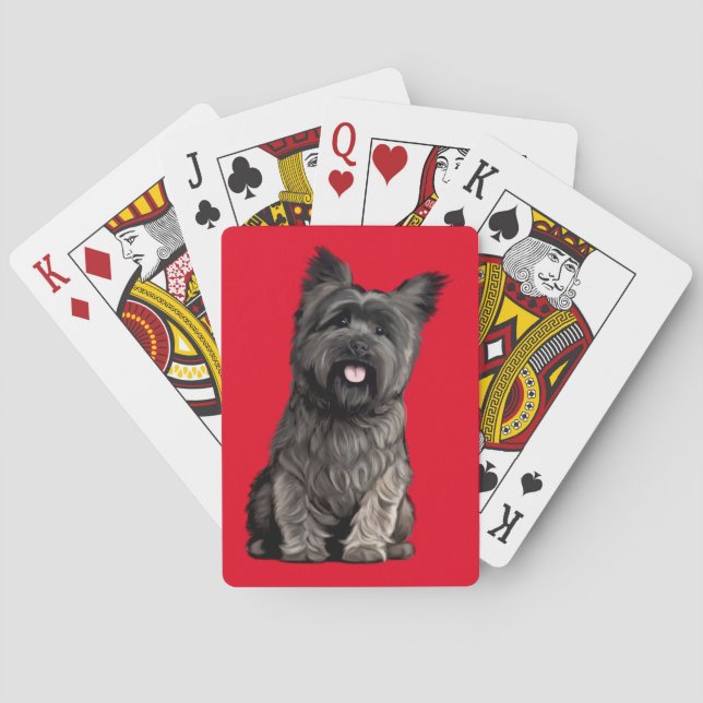 Cairn Terrier Poker Cards (Back)