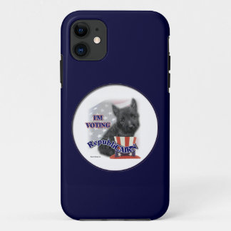 Cairn Terrier Political Humor iPhone 11 Case