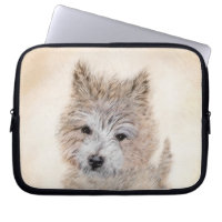 Cairn Terrier Puppy Painting - Original Dog Art