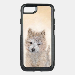 Cairn Terrier Puppy Painting - Original Dog Art OtterBox Commuter iPhone SE/8/7 Case