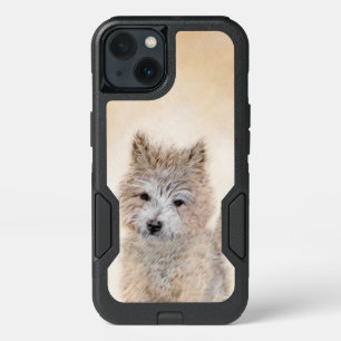 Cairn Terrier Puppy Painting - Original Dog Art iPhone 13 Case