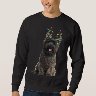 Cairn Terrier Reindeer Christmas Dog Sweatshirt
