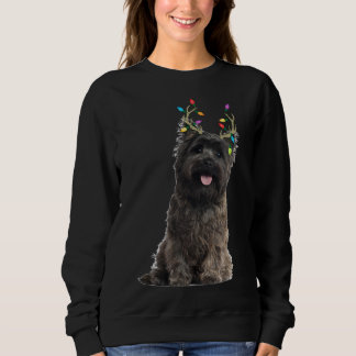 Cairn Terrier Reindeer Christmas Dog Sweatshirt