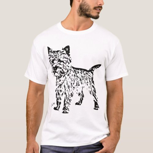 Cairn Terrier Scottish Highland Dog Lover Women Me T_Shirt