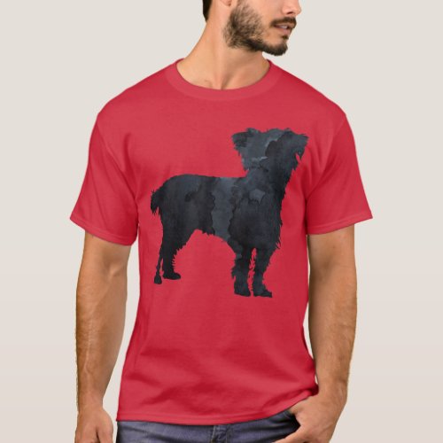 Cairn Terrier Silhouette Art T_Shirt