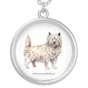 Cairn Terrier Silver Plated Necklace