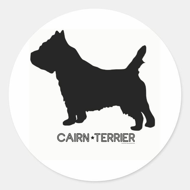 Cairn Terrier Sticker (Front)