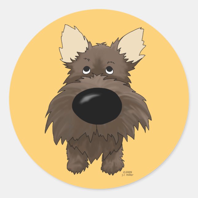 Cairn Terrier Stickers (Front)