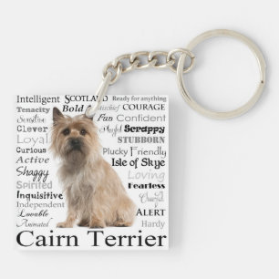 Cairn Terrier Traits Keychain