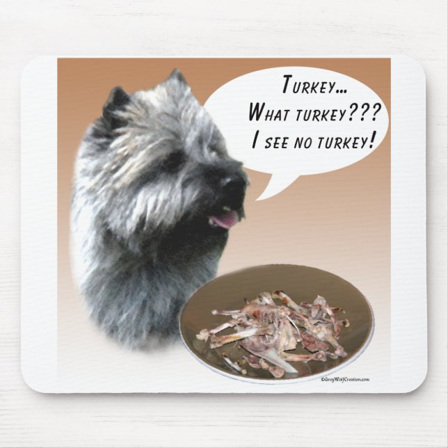 Cairn Terrier Turkey Mouse Pad (Front)